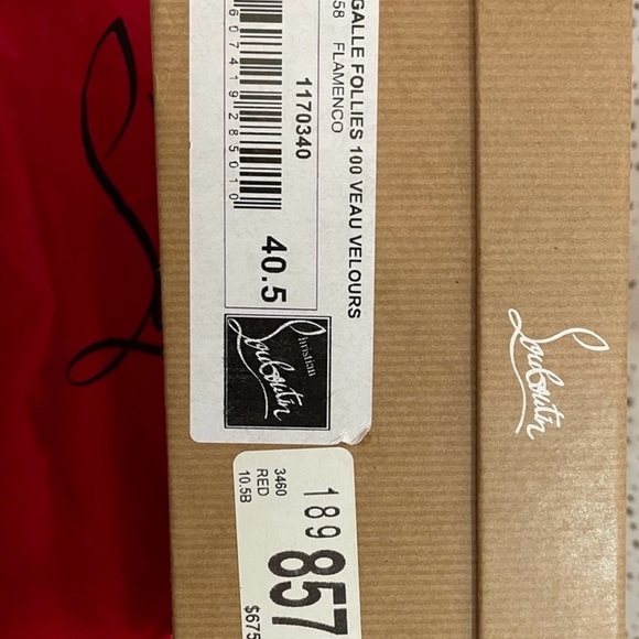 Christian Louboutin Pigalle Follies 100 Veau Velours - Picture 9 of 9